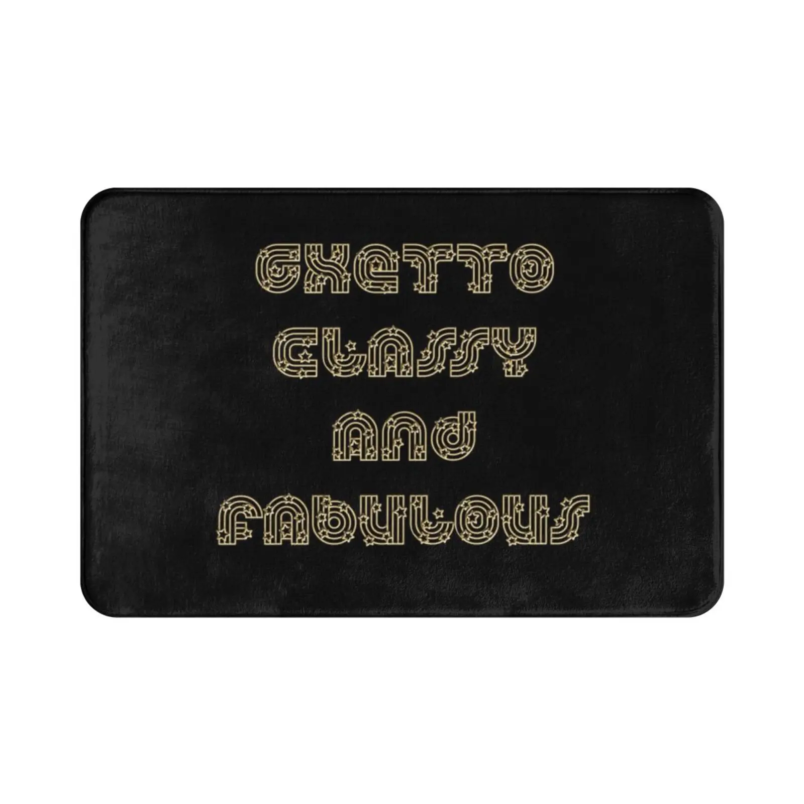 Ghetto Classy And Fabulous Carpet Mat Rug Cushion Soft Non-Slip Ghetto Classy And Fabulous Ghetto Girl Classy Fabulous