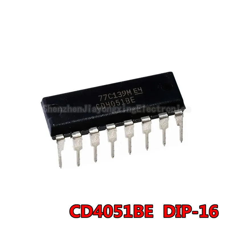 10PCS CD4051BE DIP16 CD4051 CD4051B 4051 DIP-16 New and Original IC Chipset