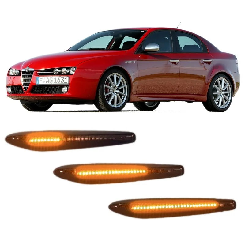 Suitable for Alfa Romeo 159 Brera Spider 939 2005 2006 2007 2008 2009 2010 2011 2012 Dynamic LED Indicator Side Marker Lamp