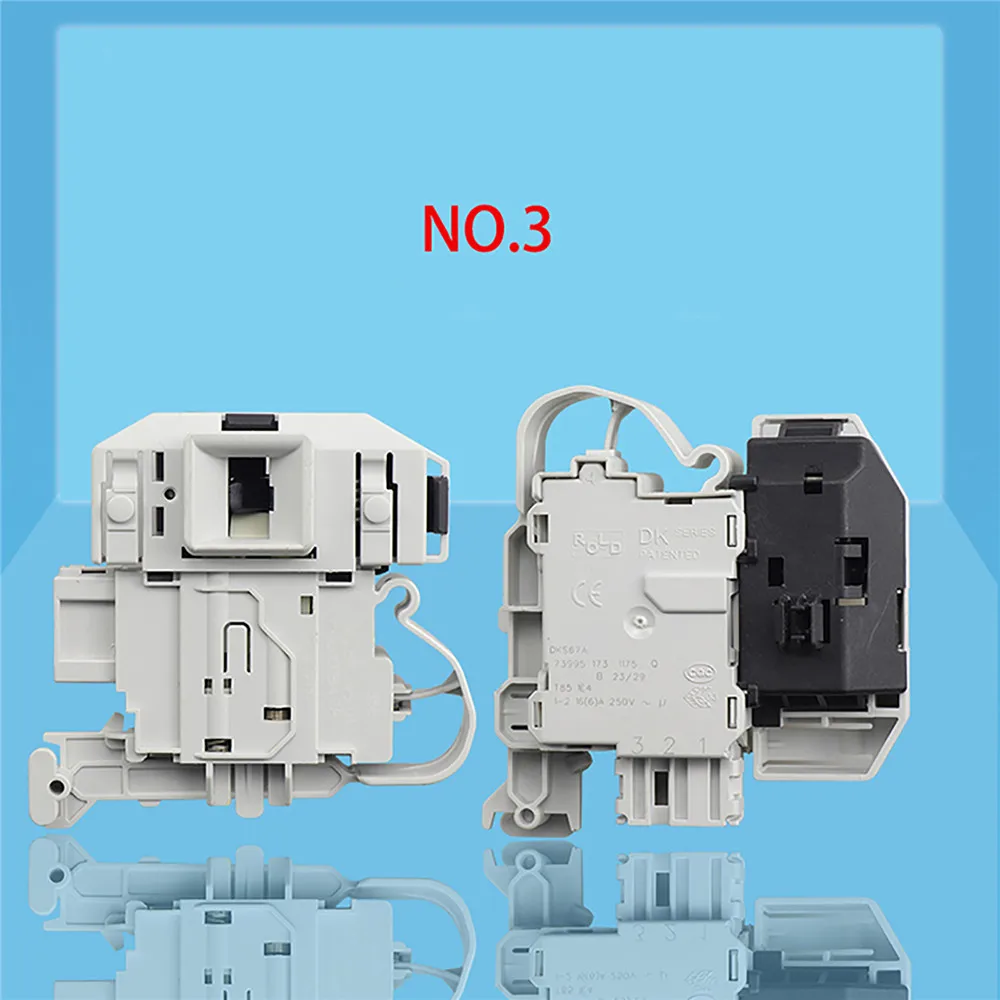 For Siemens Bosch Drum Washing Machine Electronic Door Lock Door Switch Buckle for Siemens Bosch Drum Washing Machine Parts