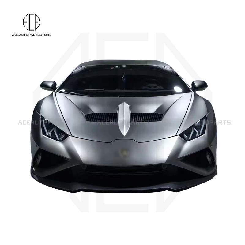 

Real Carbon Fiber Front Engine Hood Vent Cover fit for Lamborghini Huracan LP580 LP610 LB style Fiber