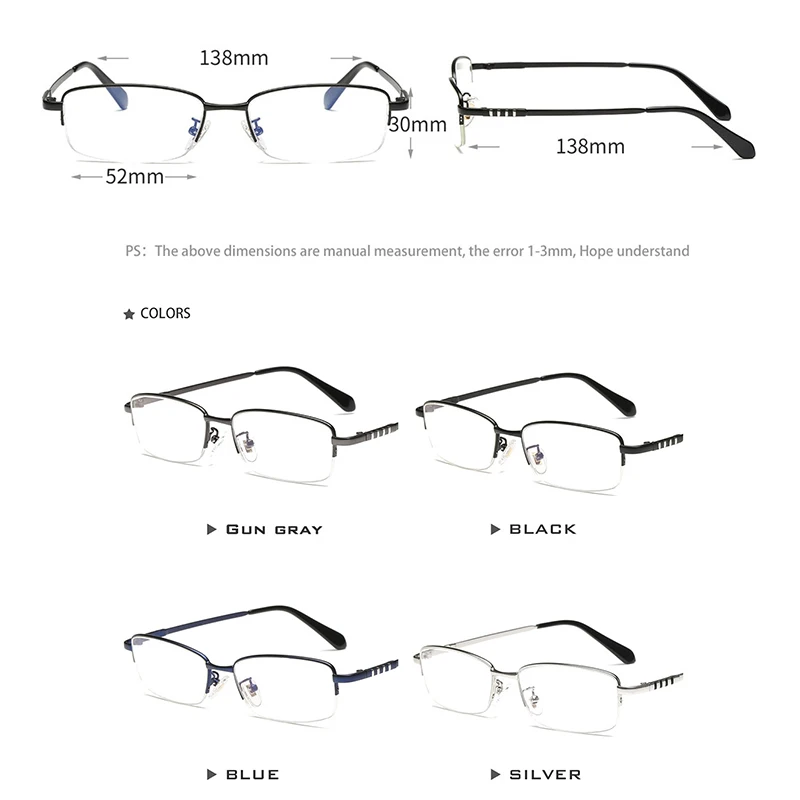 Gläser Männer Computer Brille Anti Blau Licht Müdigkeit Strahlung-Beständig Lesebrille Rahmen Optische Brillen Für Männlichen K8801