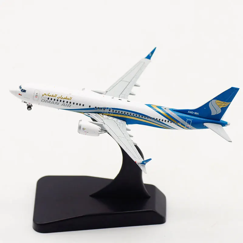 Diecast Alloy 1:400 Scale B737-8MAX A4O-MA OMAN AIR Planes Model Airplanes Airlines Aircraft Plane Collectible Model Collection