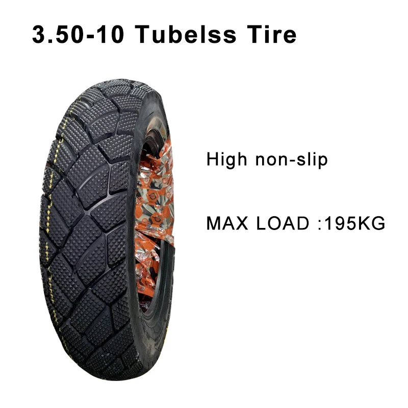 CST Tire 350-10 3.50-10 Electric Motorcycle Tubeless Tire High-quality Non-slip Wear-resistant Tyre