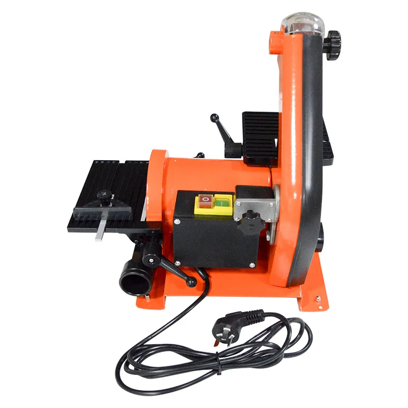 Table Belt Sander Metal Grinding/Polisher Sanding Machine Woodworking Copper Motor Knife Grinder Chamfering Machine Random Color