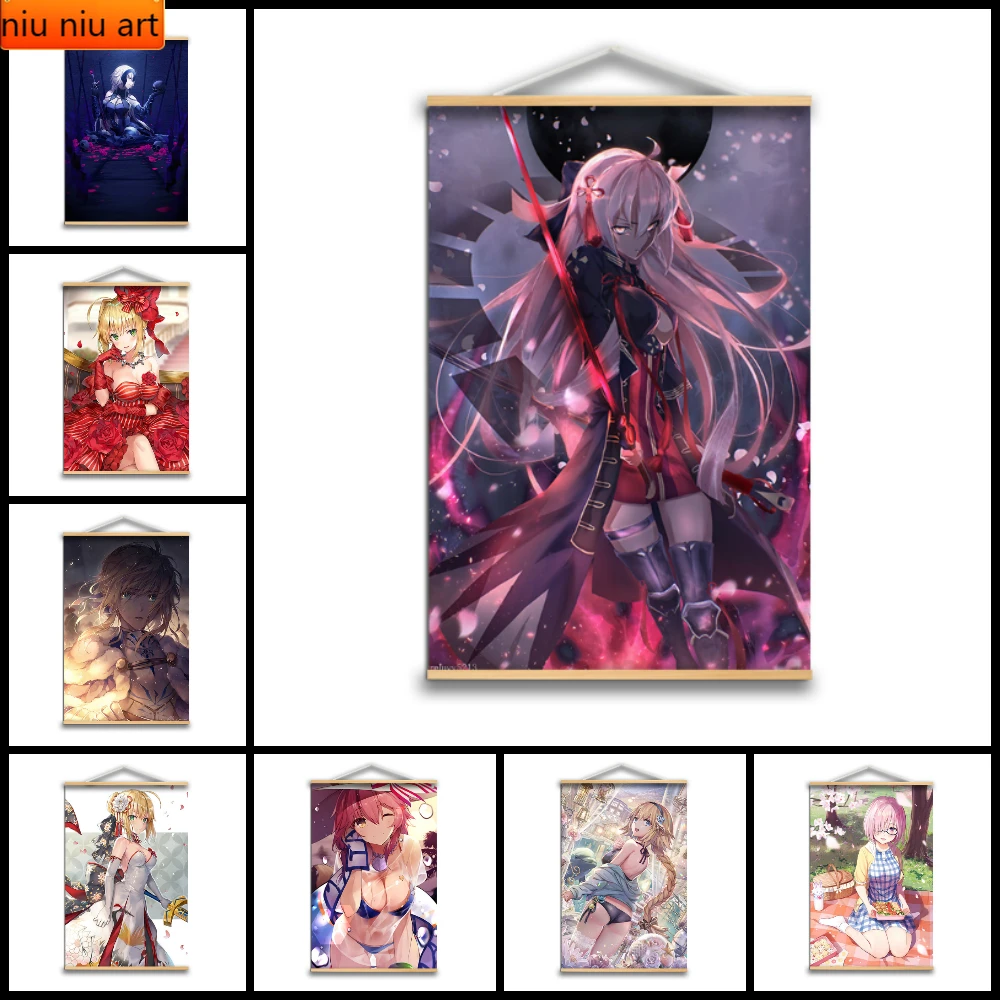 Anime FGO Fate Grand Order Diamond Painting Diamond Mosaic Cross Stitch Kits Full Diamond Embroidery Room Decoration