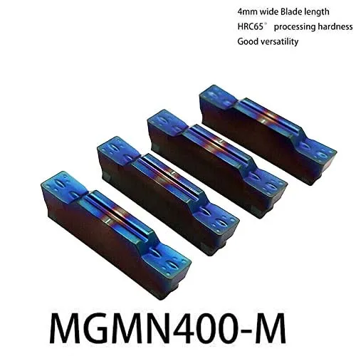 10pcs MGMN400 -M 4mm Wide Grooving carbide inserts Nano Grooving cut-off carbide inserts For steel Indexable MGEHR MGIVR