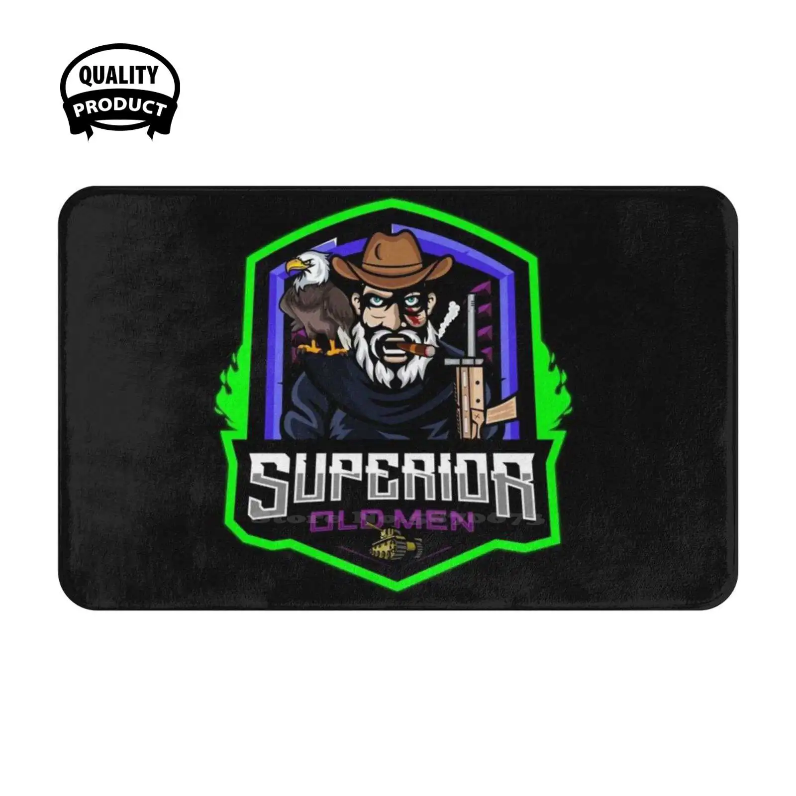 Superior Old Men Esports Soft Cushion Home Carpet Door Mat Car Rug Superioroldmen S O M Esport