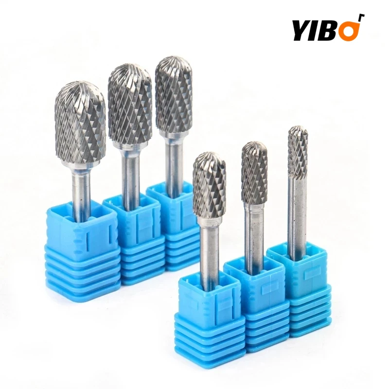 CX Type Head Point Burr Grinder Abrasive Tools Drill Milling Carving Bit Tools Tungsten Carbide Rotary File Tool