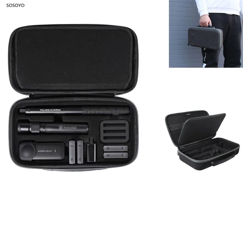 

Storage Case Carrying Handbag Bullet time suit bag For Insta360 ONE X X2 Panoramic Camera Protective Box Accessories