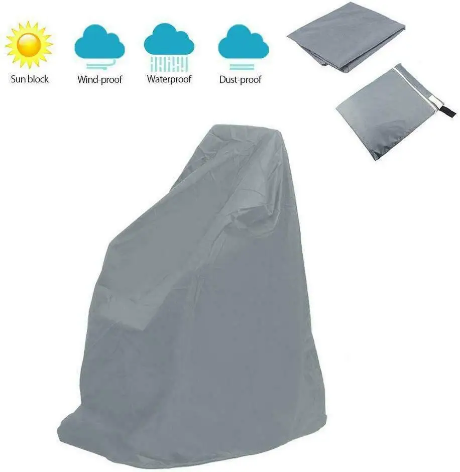 

100x75x100cm Wheelchair Waterproof Cover Folding Rainproof Dustproof Storage Protection Coat for Patio Chair Furniture Cover