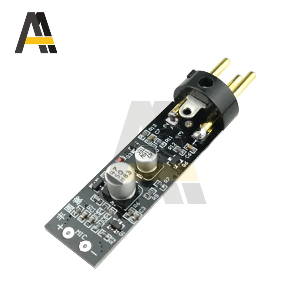 

48V Audio Amplifier Board Phantom Power Electret Condenser Microphone Amplifier Board for Sing Recording Conference Speech