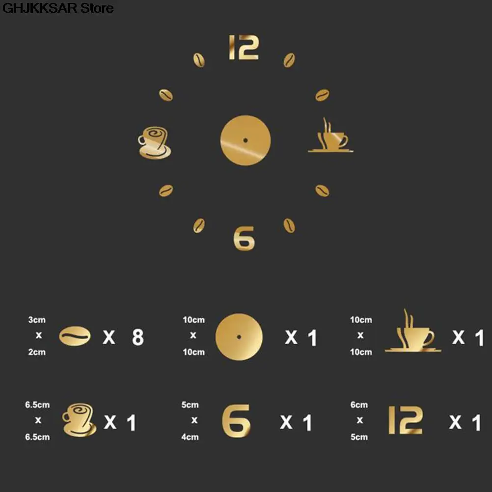 Large Decorative Horloge Digital Clock Sale Time-limited Clocks Creative Real Quartz Wall Clocks Coffee Diy Fashion Modern Life