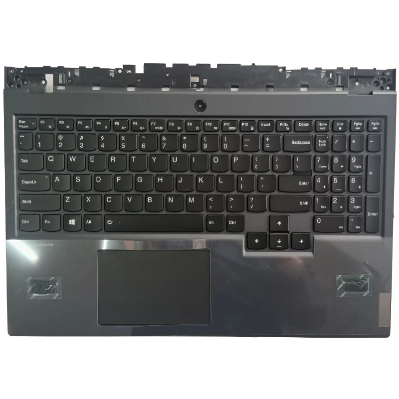 For Lenovo Legion 5-15IMH05H -15IMH05 -15ARH05H -15ARH05 US laptop keyboard with Upper case Palmrest keyboard bezel backlight