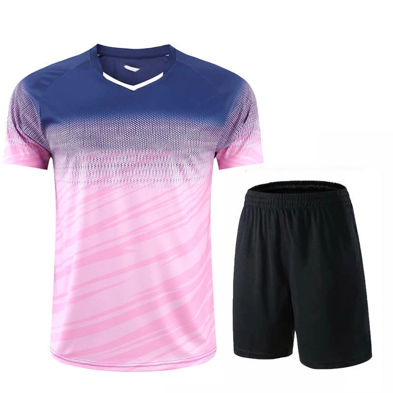 men's suit Badminton wear short-sleeved shirt quick-drying breathable shorts competition training suit men's sportswear