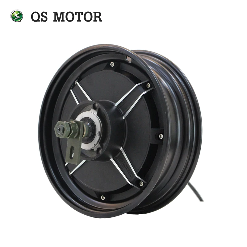 QSMOTOR 10inch 3000w 205 V3 dc brushless scooter hub motor 48v to 96v in High power quality with CE