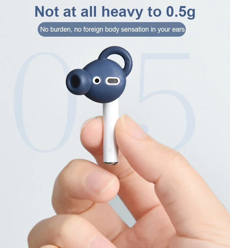 جديد بطانة للأذن ل Airpods 1/2 سماعة رأس لاسلكية سماعات لينة سيليكون يغطي سماعة أذن سماعات الأذن مكافحة زلة الأذن هوك