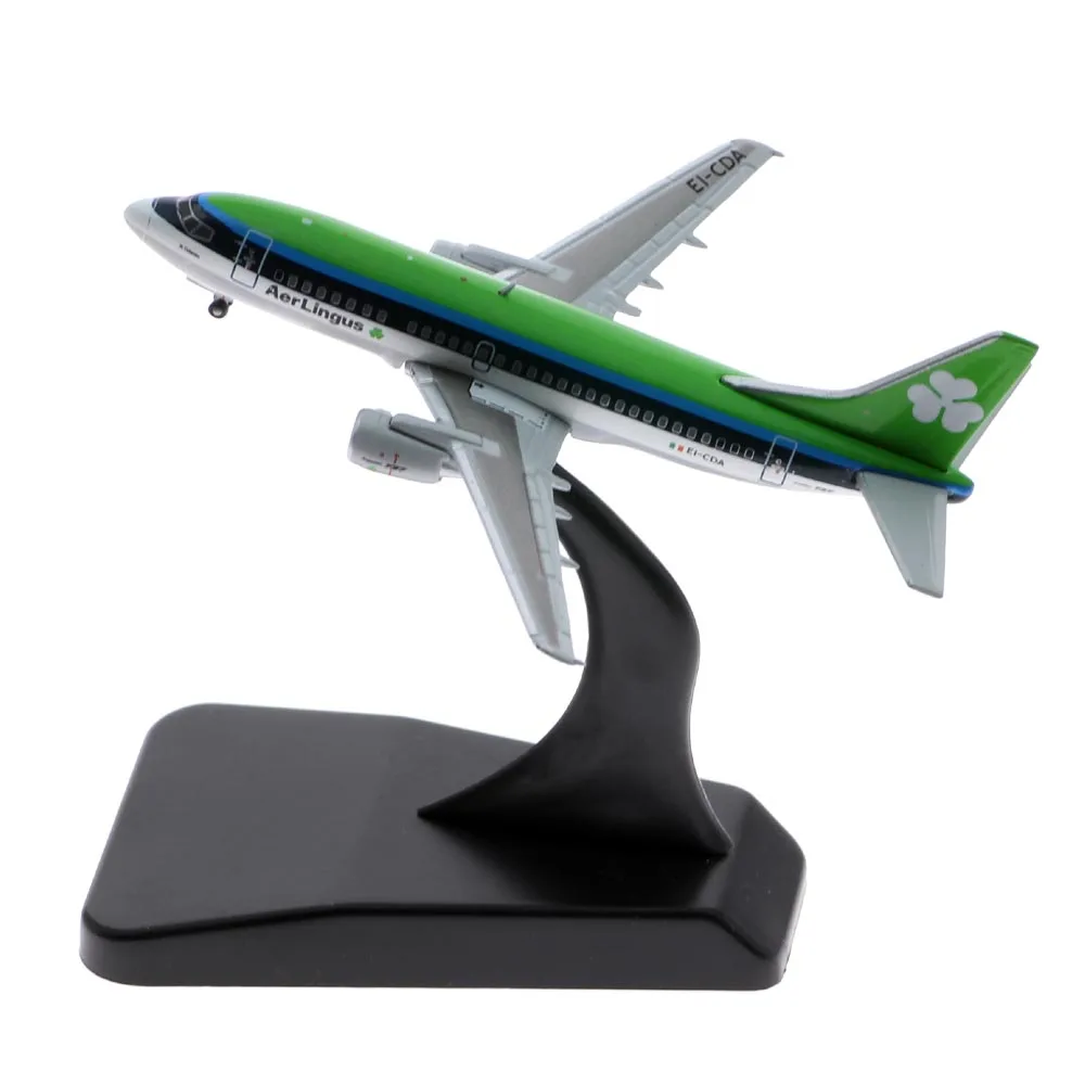 1:400 Alloy Collectible Plane JC Wings XX4884 Aer Lingus Airlines Boeing B737-500 Diecast Aircraft Jet Model EI-CDA With Stand