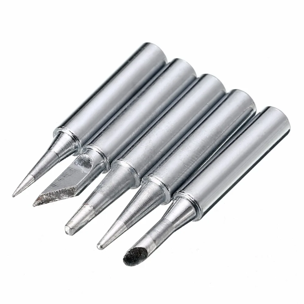 

5pcs 42mm 900M-T Soldering Tips Metal Solder Screwdriver Iron Tip For Hakko Welding Rework Tool