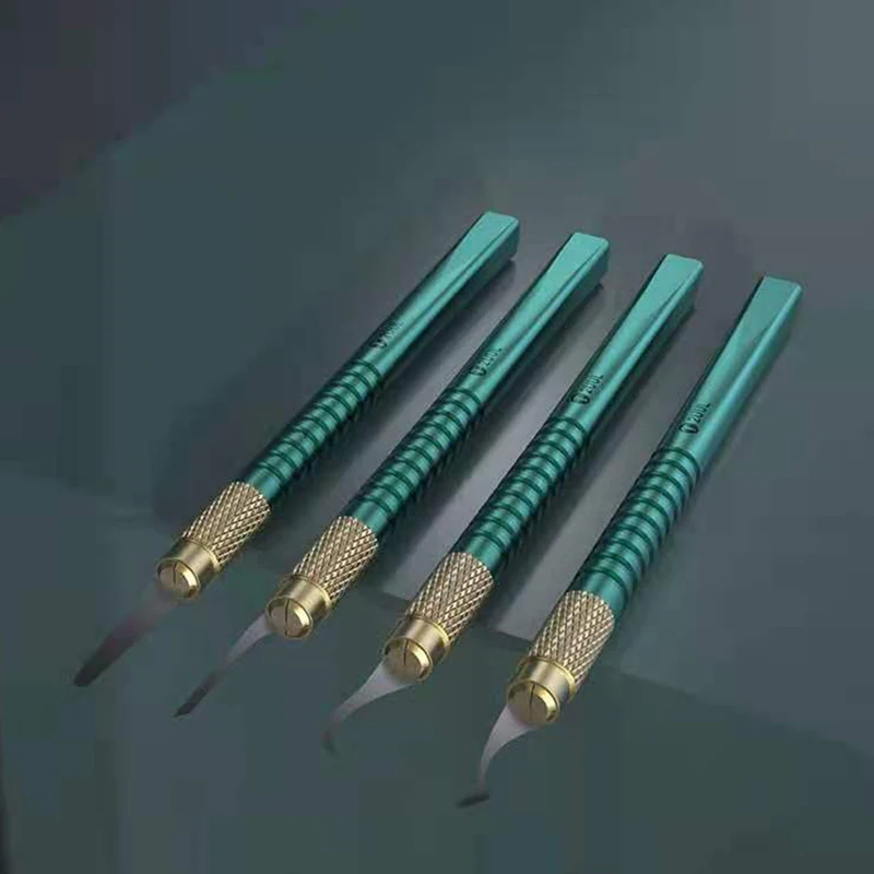 4 In 1 2uul Hand Finish Sexy Blades For Pcb Underfill Clean Multifunctioal Motherboard BGA Chip Glue Cleaning Scraping Pry Knife