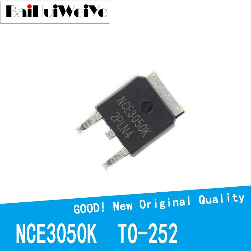 N 채널 인핸스먼트 모드 파워 MOSFET, NCE3050 NCE3050K, 3050, 3050K, 50A30V, TO252, TO-252, 30V, 150A, 정품, 10 개/몫, 신제품