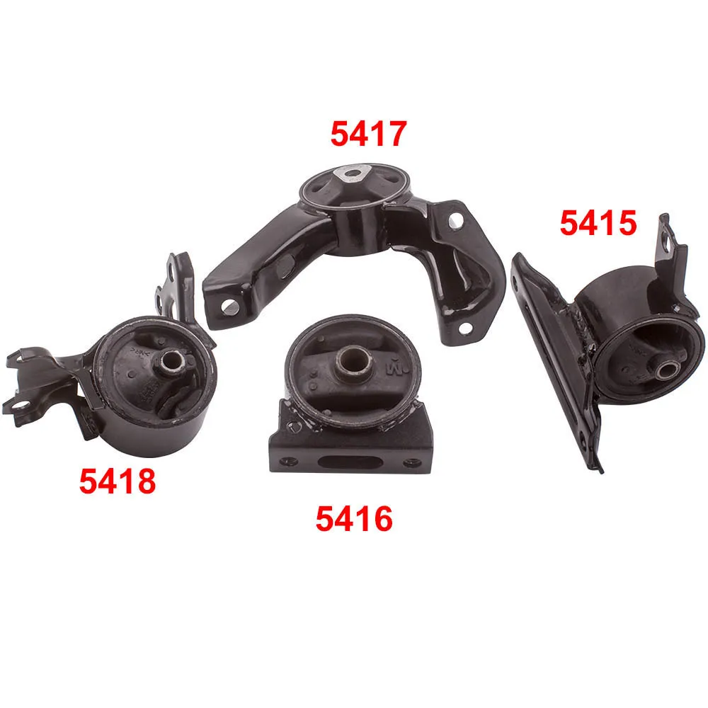 Engine Motor Mount & Transmission Mount 4pcs for Dodge Caliber L4 2.0 2.4L 07-12 for Jeep Patriot (MK) 2.4L 2.0L 2007-16