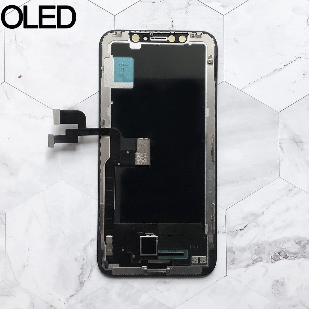AAA dla iPhone X OLED wyświetlacz LCD dla IPhone XS XR MAX Inell LCD 11 ekran dotykowy Digitizer wymiana części montażowe OEM OLED