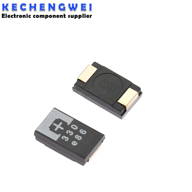 5-10-20 sztuk 2R5TPE330M9 330UF 2.5V 330 6.3V SMD kondensatory tantalowe polimerowe POSCAP typ D ultracienkie 7343 D7343 nowe i oryginalne