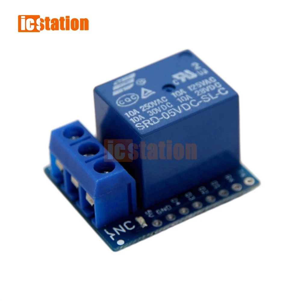 وحدة التتابع ل D1 MINI 5 فولت ارتفاع مستوى الزناد واحد 1 قناة وحدة التتابع واجهة المجلس درع ل D1 MINI