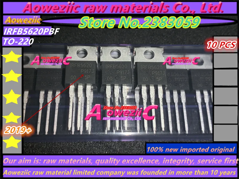 Aoweziic  2019+  100% new imported original IRFB5620 IRFB5620PBF TO-220  MOS tube field effect transistor 25A 200V