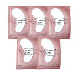 500pairs Eyelash Patch for Building Hydrogel Under Eye Pad Customized Logo for Eyelash Extension Lash Stickers Makeup Tool