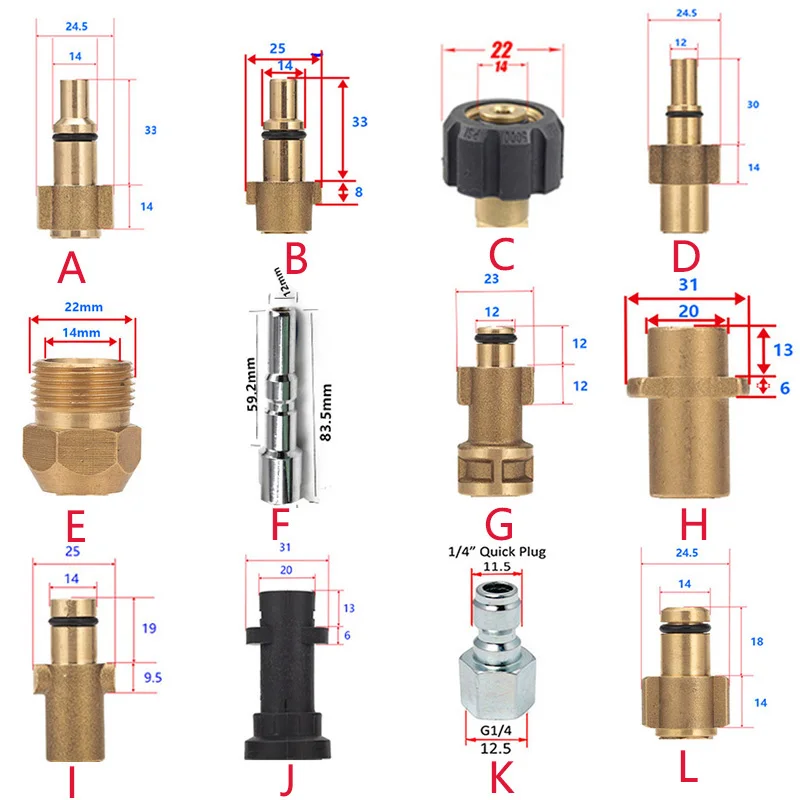 For Karcher HD/Lavor/Huter/Nilfisk/AR/M22Sandblasting gun/machine sand blaster nozzle for sandblast professional high pressure