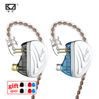 KZ AS16 16BA Balanced Armature Earphones HIFI In Ear Monitor Music Earphones Noise Cancelling Earbuds Headset KZ ZAX ZSX ASX ASF