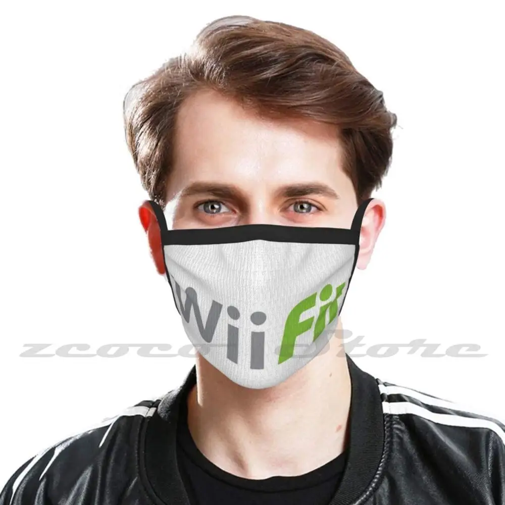 Masque en tissu réutilisable, filtre imprimé, Logo lavable