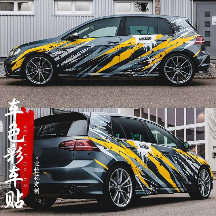 Car Stickers Exterior Details Stickers Car Accessories For Scirocco Golf 4 5 6 7 TSI POLO ford focus mk2 Racing Decal Car Goods