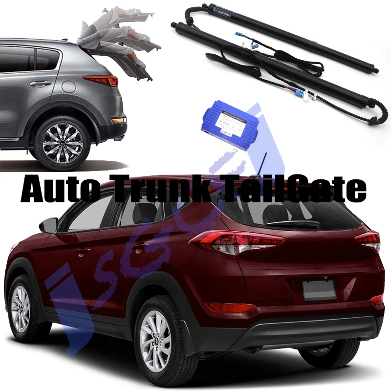 Car Power Trunk Lift Electric Hatch Tailgate Tail Gate Strut Auto Rear Door Actuator For Hyundai Tucson TL 2015~2021