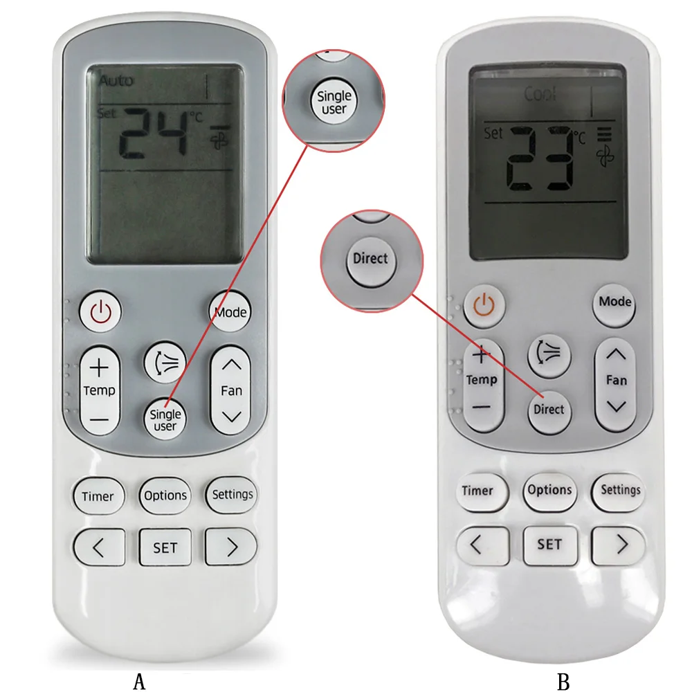 Remote Control Use for Samsung DB93-14643 DB93-1463T DB93-1463S DB93-15882Q DB93-14643S Air Conditioner Conditioning