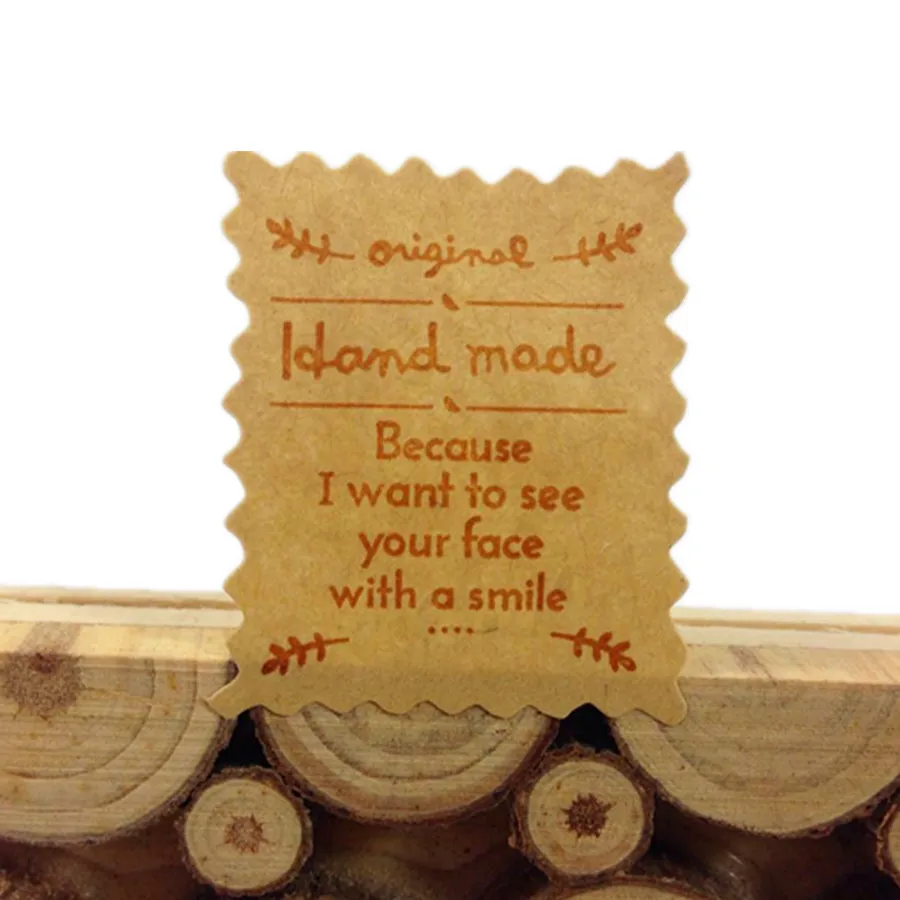 500pcs/lot Original Style Handmade Article DIY Label Creative Decor Stickers Innovative Stickers