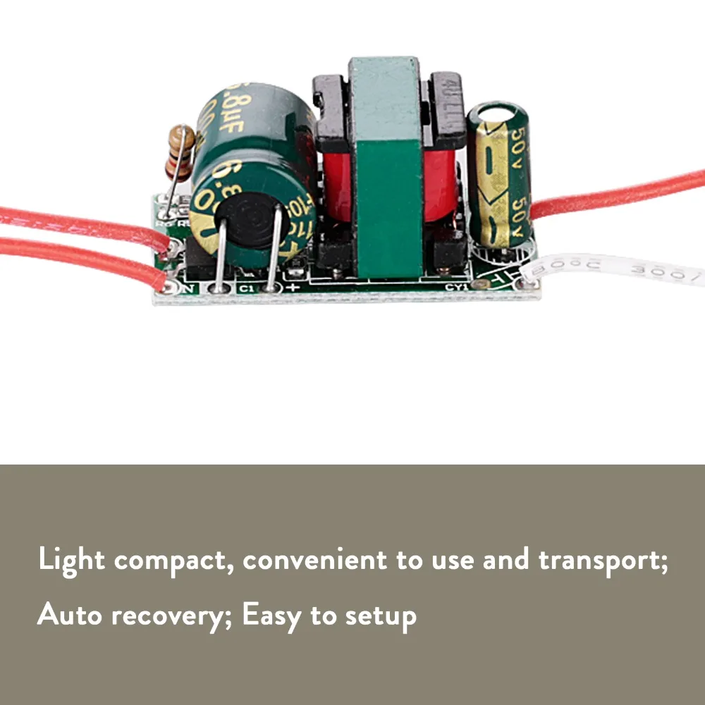 3W 4W 5W 7W LED Driver Input AC 110V 220V DC 12V alimentatore tensione di corrente costante 300mA trasformatori lampada dimmerabile