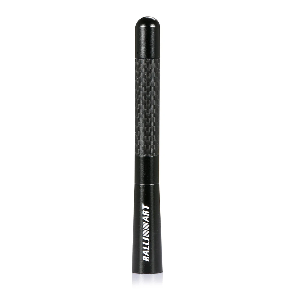 Car Aerial Antenna 4.7 Inch For MITSUBISHI COLT MIRAGE FTO MAGNA LANCER RALLIART Exterior Tuning Accessories Carbon Fiber Decor