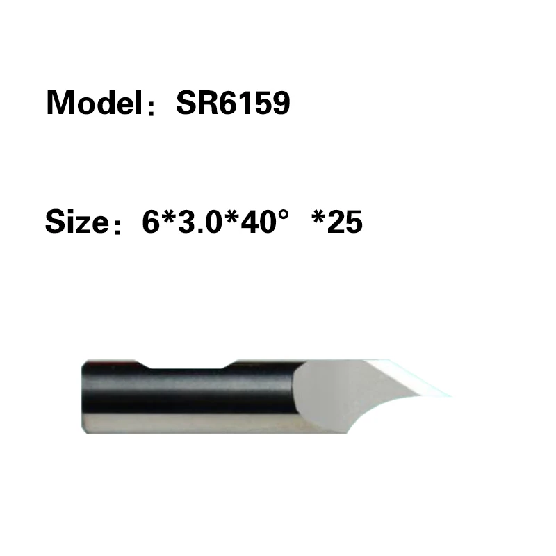 Tungsten Carbide Single Edge Round 6mm Oscillating Blades ZUND, COMELZ, ATOM Cutter SR6303 SR6307 SR6310 SR6315 SR6316 SR6375