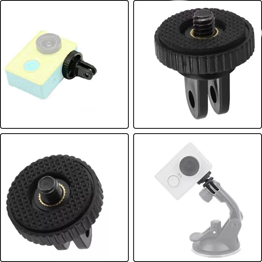 อะแดปเตอร์ยึดขาตั้งกล้องเล็กๆอะลูมินัมอัลลอยอะแดปเตอร์หัวสกรูสำหรับ GoPro HERO 3/2/1สำหรับ DJI eken accessorie