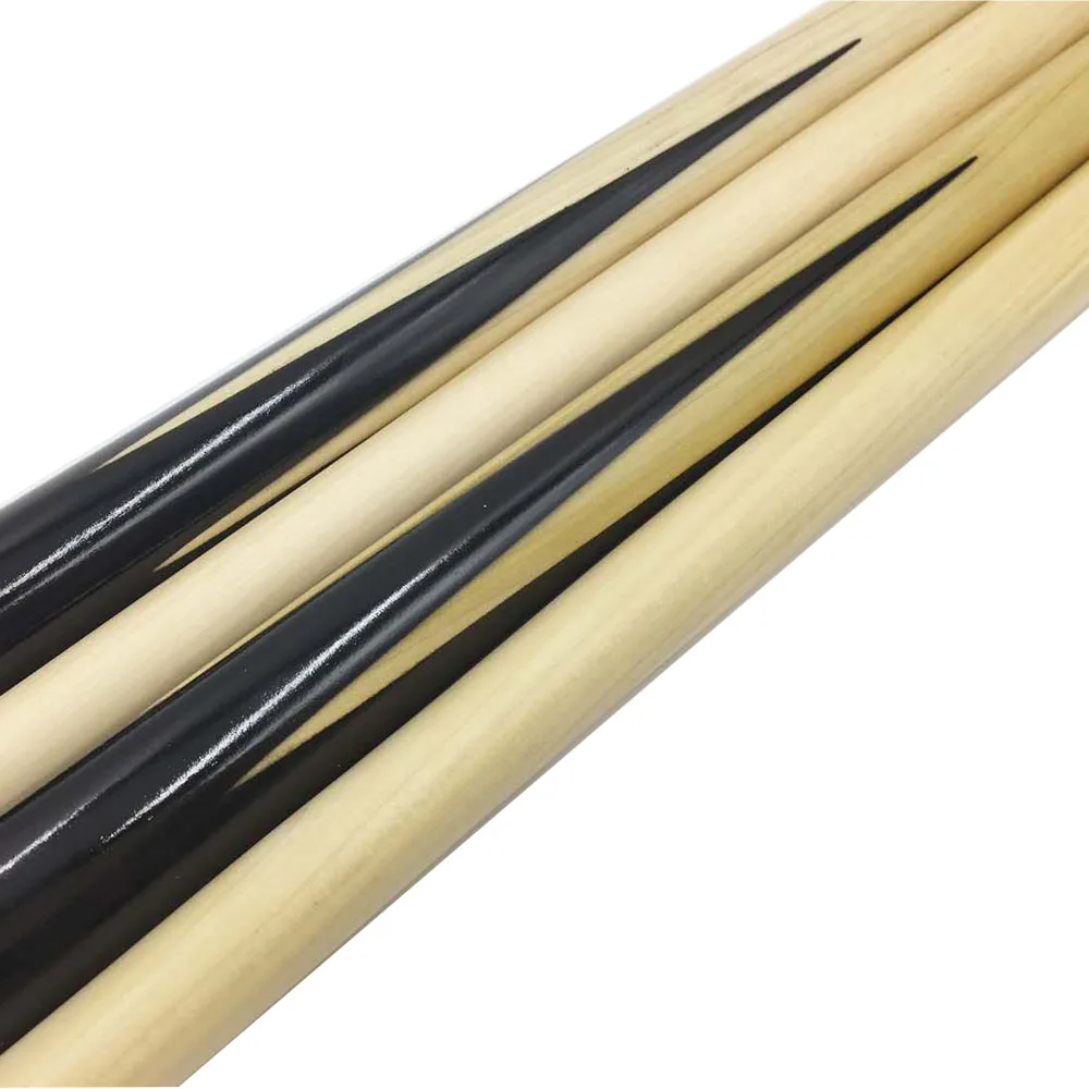 Billiard Cue Stick with Practice Player Use, White Wood Billiard, 57 "Pool Cue, 1/2 Split