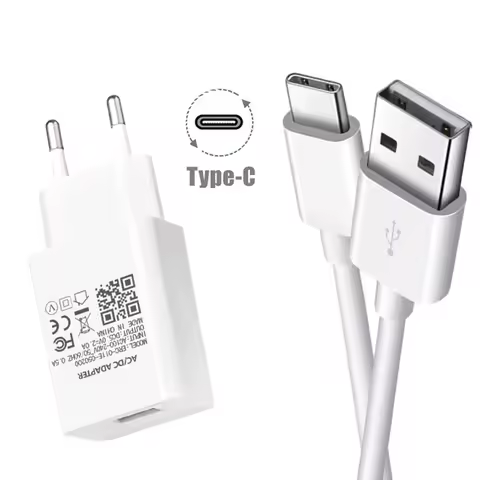 Phone Charger Adapter For Samsung Galaxy S21 S20 FE Ultra A21 S A51 A71 A50 A70 A30 EU Plug Travel Wall Charger 2A Fast Charging