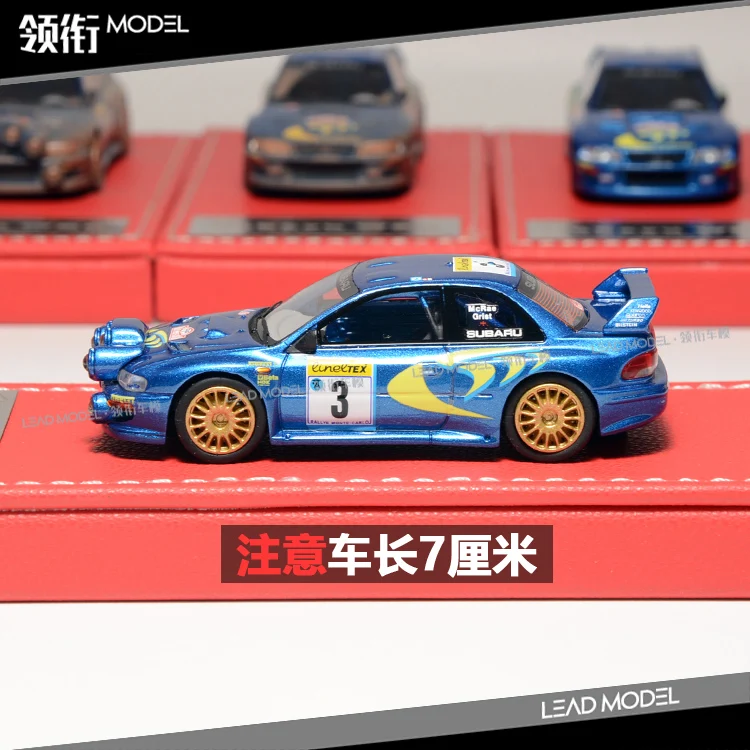 VIP 1/64  Impreza WRC S6 SRT #5 limited collection die cast resin car model ornaments