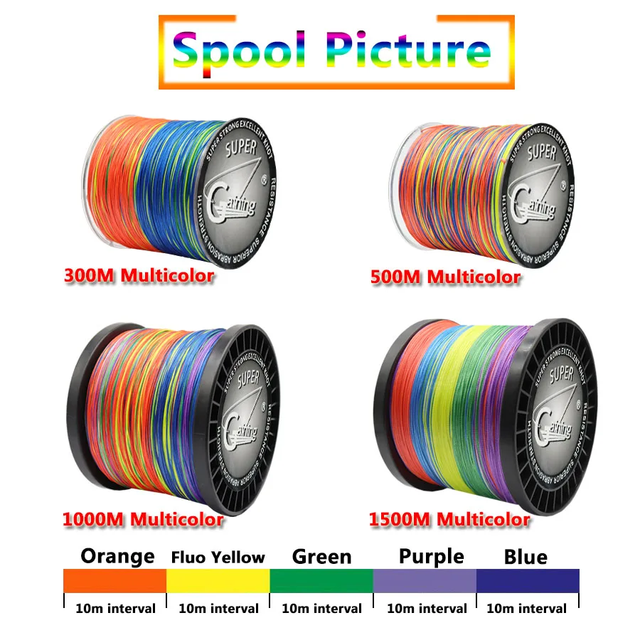 Braided Fishing Line 9 Strands PE Multicolor Fishing Lines Braid 300m 500m 1000m 1500m Strong Strength Fish Line 20LB-200LB - AliExpress 18 Braided Fishing Line 9 Strands PE Multicolor Fishing Lines Braid 300m 500m 1000m 1500m Strong Strength Fish Line 20LB-200LB - AliExpress 18