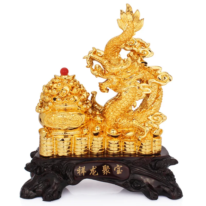 

IN 2017 THE NEW DRAGON LIVING ROOM TV CABINET DESK LUCKY GIFT AND HOME DECORATION ARTS AND CRAFTS