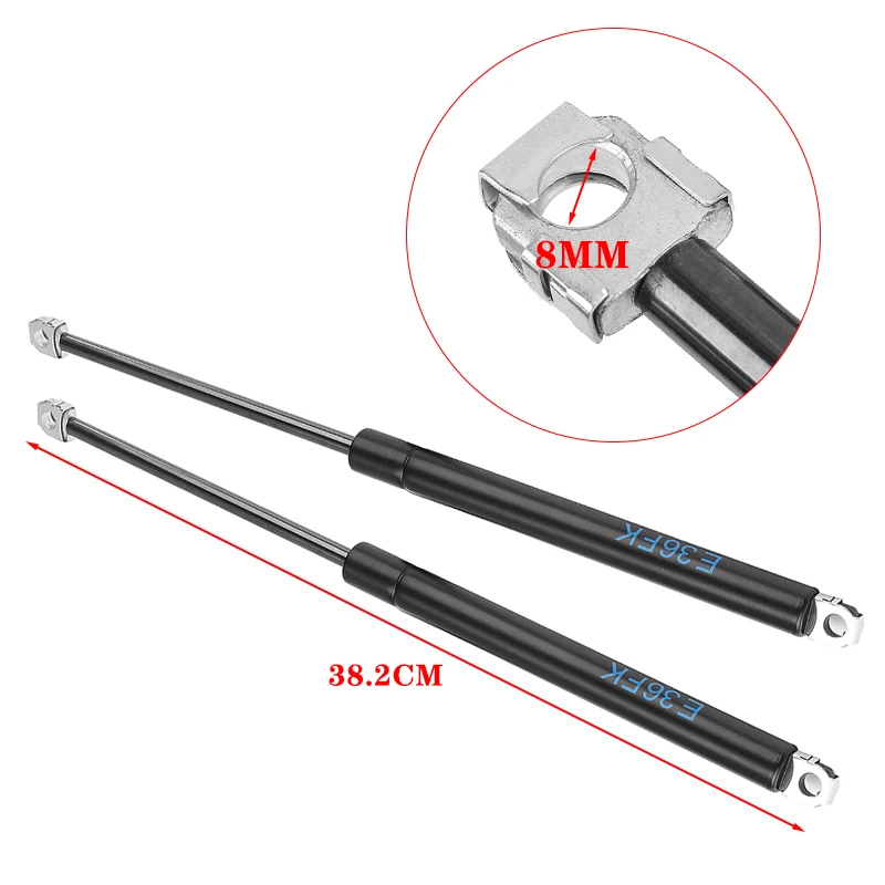 2X For BMW E36 Sedan 318i 323i 328i For M3Car Front Bonnet Hood Lift Pneumatic Spring Support Rod Shock Struts 5123196085