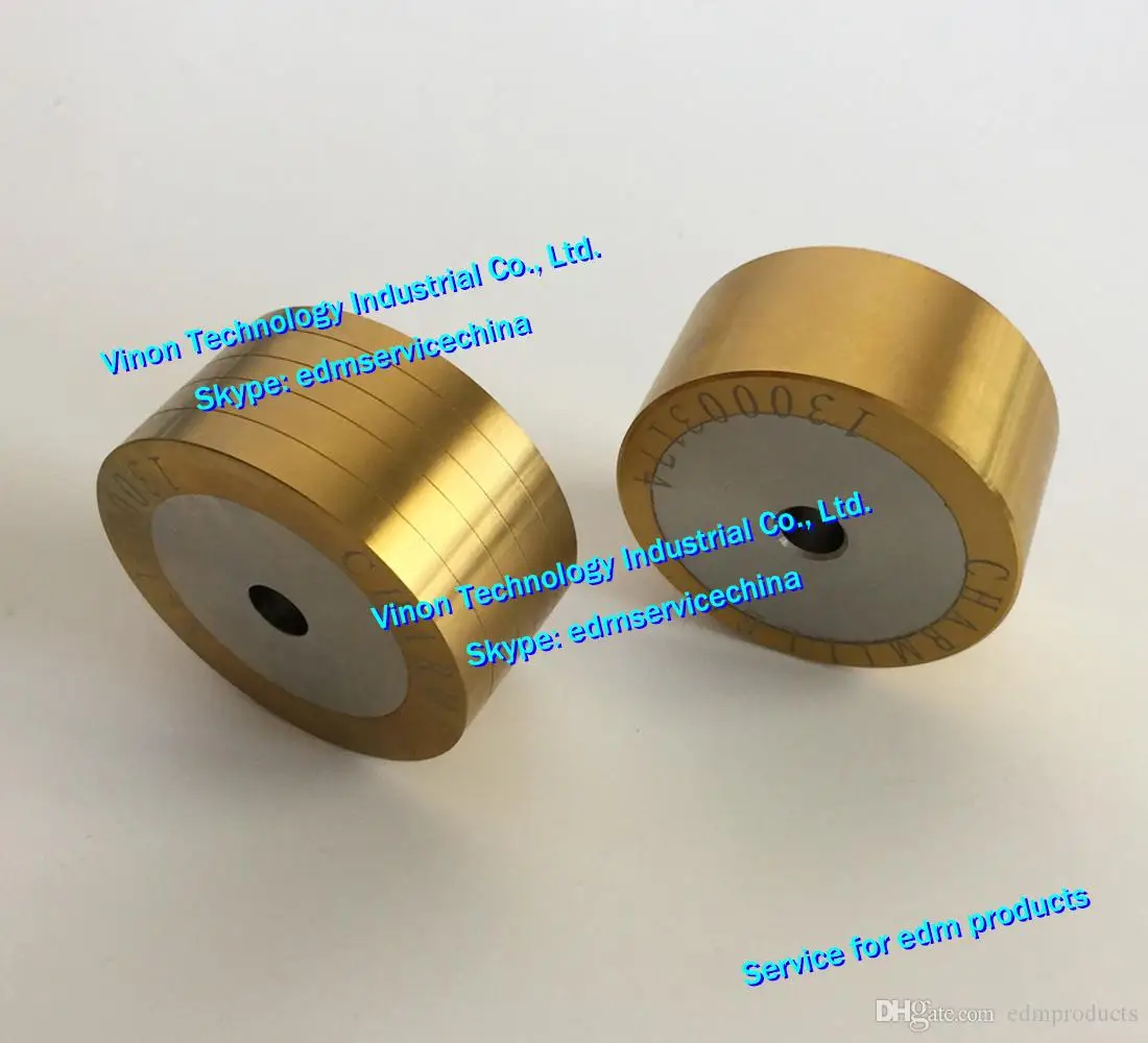 

(2pcs/set) 130003173+130003174 Wire Drive Roller Coated Set Ø50xØ8x24t for ROBOFIL 290,300,310,500 Charmille edm spare parts