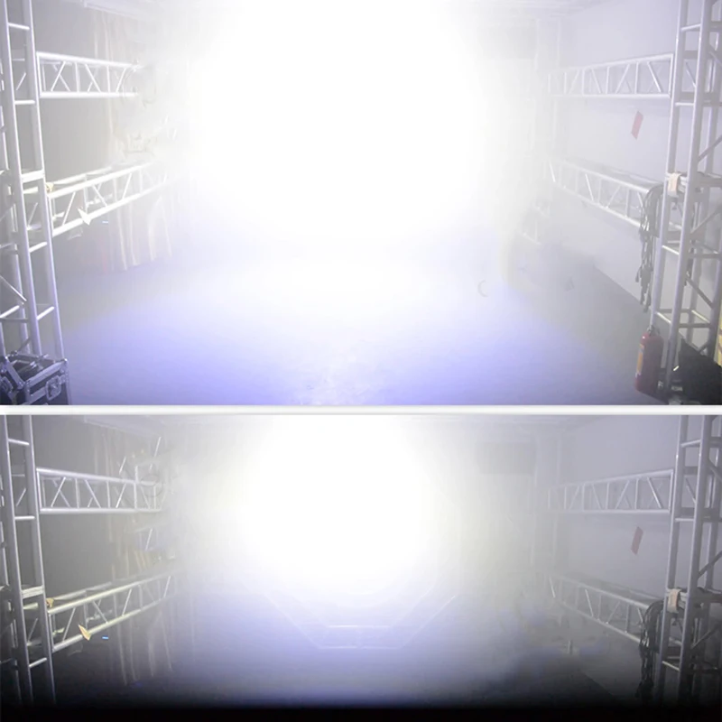 Luces LED estroboscópicas para discoteca, iluminación de escenario con Control automático de sonido, 200W, DMX, Color blanco